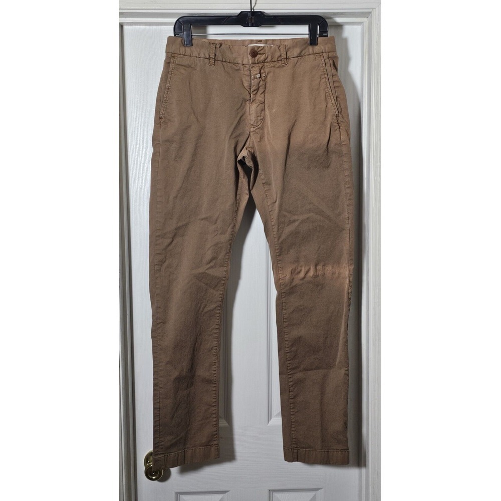 Closed Clifton Slim Fit Pants Men's Size 30 Brown Straight